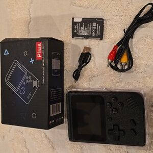 Portable Retro Gaming Console - Black